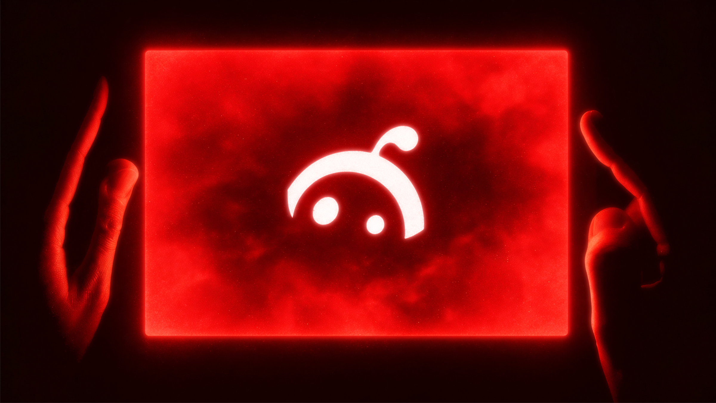 Poch at the top edge of a Windows screen